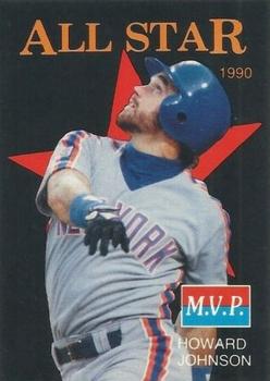 1990 M.V.P. Big League All Stars Red Star Background (unlicensed) #4 Howard Johnson Front