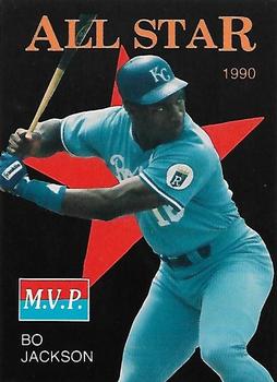 1990 M.V.P. Big League All Stars Red Star Background (unlicensed) #5 Bo Jackson Front