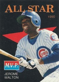 1990 M.V.P. Big League All Stars Red Star Background (unlicensed) #9 Jerome Walton Front