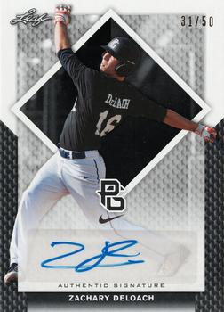 2016 Leaf Perfect Game National Showcase - Autographs Black #BA-155 Zachary DeLoach Front