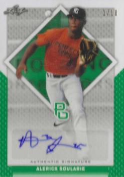 2016 Leaf Perfect Game National Showcase - Autographs Green #BA-83 Alerick Soularie Front
