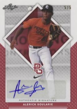 2016 Leaf Perfect Game National Showcase - Autographs Red #BA-83 Alerick Soularie Front