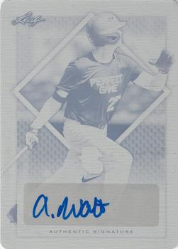 2016 Leaf Perfect Game National Showcase - Autographs Printing Plates Black #BA-134 Aaron Walters Front