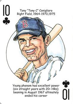 2009 Hero Decks Boston Red Sox Baseball Heroes Playing Cards #10♣ Tony 