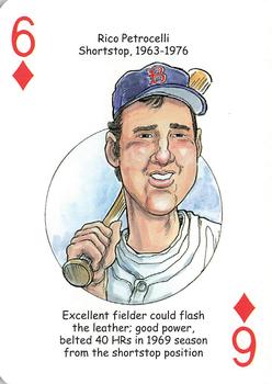 2009 Hero Decks Boston Red Sox Baseball Heroes Playing Cards #6♦ Rico Petrocelli Front