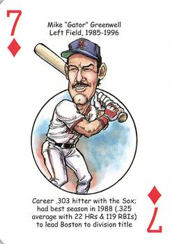 2009 Hero Decks Boston Red Sox Baseball Heroes Playing Cards #7♦ Mike 
