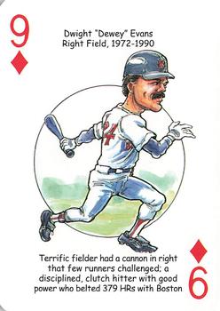 2009 Hero Decks Boston Red Sox Baseball Heroes Playing Cards #9♦ Dwight 