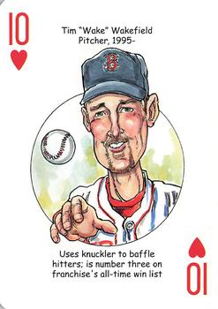 2009 Hero Decks Boston Red Sox Baseball Heroes Playing Cards #10♥ Tim 