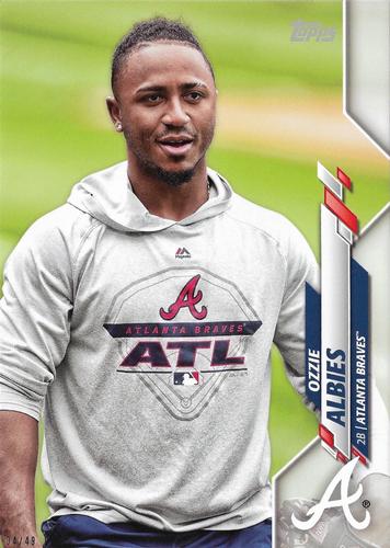 2020 Topps 5x7 #480 Ozzie Albies Front