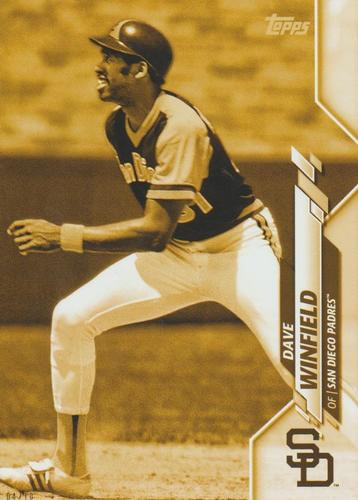 2020 Topps 5x7 - Gold 5x7 #556 Dave Winfield Back
