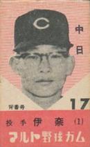 1960 Maruto Gum (JF 26) #17 Tsutomu Ina Front