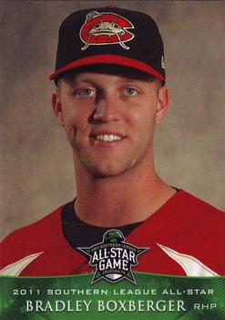 2011 Grandstand Southern League All-Stars North Division #NNO Bradley Boxberger Front