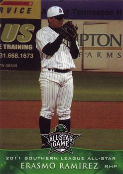 2011 Grandstand Southern League All-Stars North Division #NNO Erasmo Ramirez Front