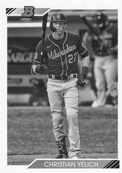 2020 Bowman Heritage - Black & White #100 Christian Yelich Front