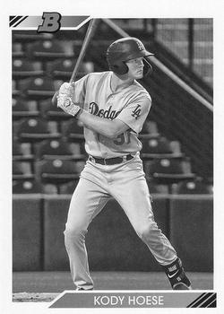 2020 Bowman Heritage - Prospects Black & White #BHP-4 Kody Hoese Front