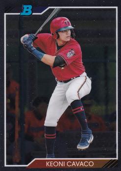 2020 Bowman Heritage - Chrome Prospects #92CP-KC Keoni Cavaco Front