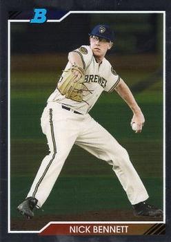 2020 Bowman Heritage - Chrome Prospects #92CP-NB Nick Bennett Front
