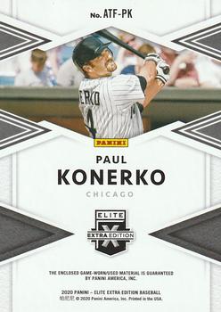 2020 Panini Elite Extra Edition - All-Time First Round Materials Purple #ATF-PK Paul Konerko Back