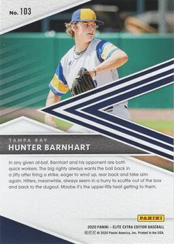 2020 Panini Elite Extra Edition - Aspirations Green #103 Hunter Barnhart Back