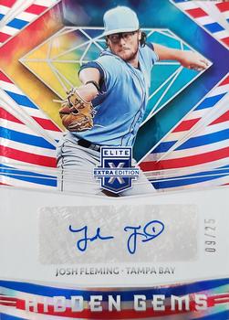 2020 Panini Elite Extra Edition - Hidden Gems Red/White and Blue #HG-JF Josh Fleming Front