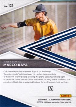 2020 Panini Elite Extra Edition - Prime Numbers A #135 Marco Raya Back