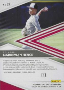 2020 Panini Elite Extra Edition - Prime Numbers B #63 Markevian Hence Back