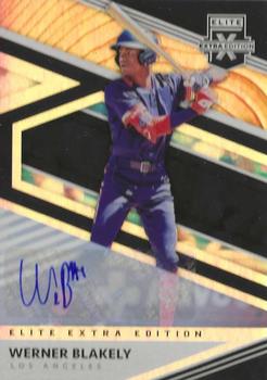 2020 Panini Elite Extra Edition - Signatures #118 Werner Blakely Front
