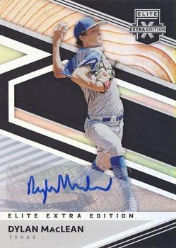 2020 Panini Elite Extra Edition - Signatures #122 Dylan MacLean Front