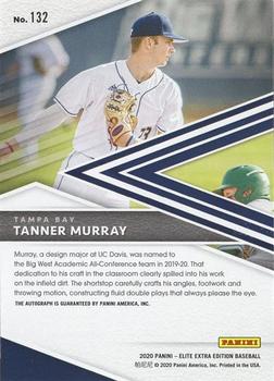 2020 Panini Elite Extra Edition - Signatures #132 Tanner Murray Back