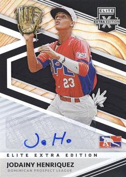 2020 Panini Elite Extra Edition - Signatures #189 Jodainy Henriquez Front