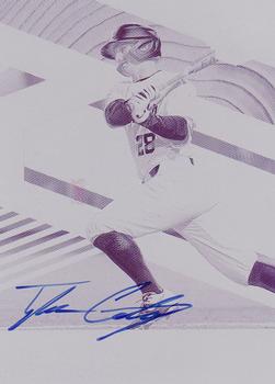 2020 Panini Elite Extra Edition - Signatures Printing Plate Magenta #76 Tyler Gentry Front