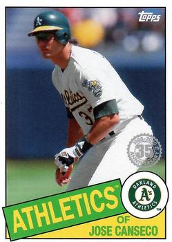 2020 Topps On-Demand Set 23: Topps Mini - 1985 Topps Baseball 35th Anniversary #85TB-44 Jose Canseco Front