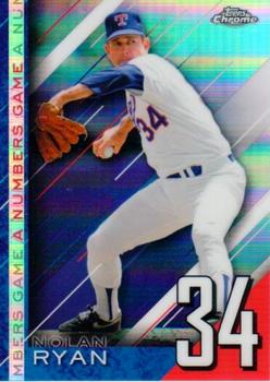 2020 Topps Chrome Update - A Numbers Game #NGC-6 Nolan Ryan Front
