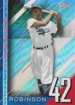 2020 Topps Chrome Update - A Numbers Game #NGC-7 Jackie Robinson Front
