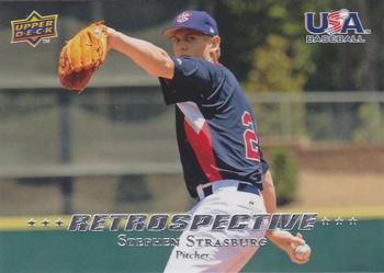2008 Upper Deck USA Baseball Box Set - Retrospective #USA-2 Stephen Strasburg Front