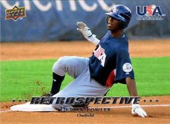 2008 Upper Deck USA Baseball Box Set - Retrospective #USA-6 Dexter Fowler Front