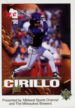 1998 Milwaukee Brewers Police - Midwest Sports Channel #NNO Jeff Cirillo Front