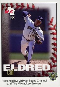 1998 Milwaukee Brewers Police - Midwest Sports Channel #NNO Cal Eldred Front