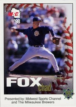 1998 Milwaukee Brewers Police - Midwest Sports Channel #NNO Chad Fox Front