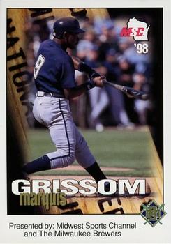 1998 Milwaukee Brewers Police - Midwest Sports Channel #NNO Marquis Grissom Front