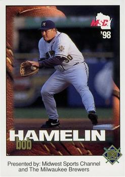 1998 Milwaukee Brewers Police - Midwest Sports Channel #NNO Bob Hamelin Front
