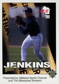 1998 Milwaukee Brewers Police - Midwest Sports Channel #NNO Geoff Jenkins Front