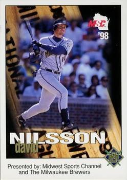 1998 Milwaukee Brewers Police - Midwest Sports Channel #NNO David Nilsson Front