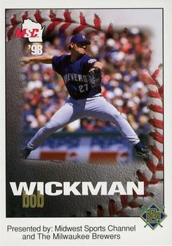 1998 Milwaukee Brewers Police - Midwest Sports Channel #NNO Bob Wickman Front