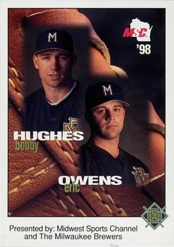 1998 Milwaukee Brewers Police - Midwest Sports Channel #NNO Bobby Hughes / Eric Owens Front