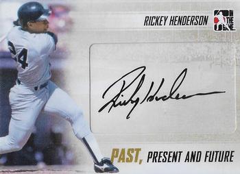 2014 In The Game Past, Present and Future #PPF-RH1 Rickey Henderson Front