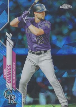 2020 Topps Chrome Update Sapphire Edition #U-11 Chris Owings Front