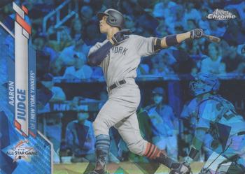 2020 Topps Chrome Update Sapphire Edition #U-15 Aaron Judge Front