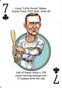 2020 Hero Decks Pittsburgh Pirates Baseball Heroes Playing Cards #7♣ Lloyd Waner Front