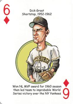 2020 Hero Decks Pittsburgh Pirates Baseball Heroes Playing Cards #6♦ Dick Groat Front
